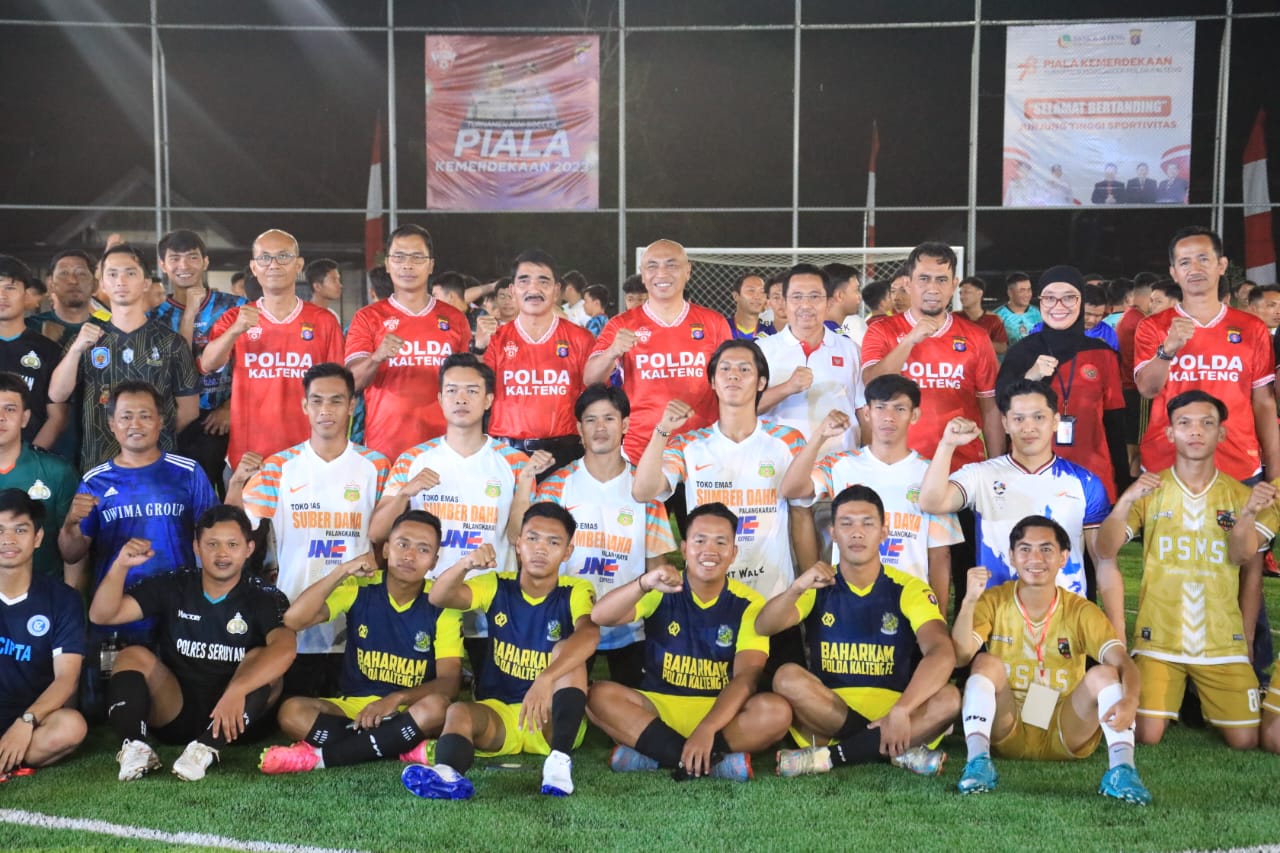 Asisten Pemkesra Kaspinor Hadiri Open Tournament Mini Soccer  “Piala Kemerdekaan Kapolda Cup” Tahun 2023