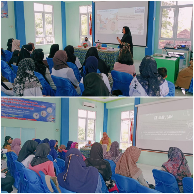 Dispursip Kobar Selenggarakan Kegiatan Read Aloud dan Personal Branding