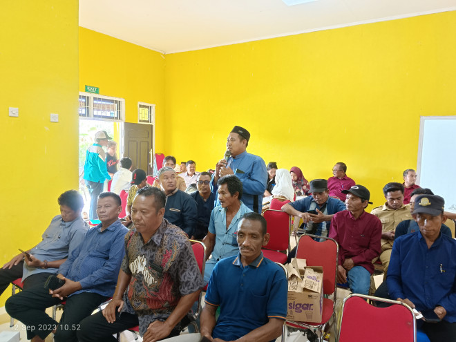 Permudah Nelayan dalam Legalitas Usaha, DPKP Kobar Adakan Sosialisasi Perizinan Usaha Berbasis Resiko