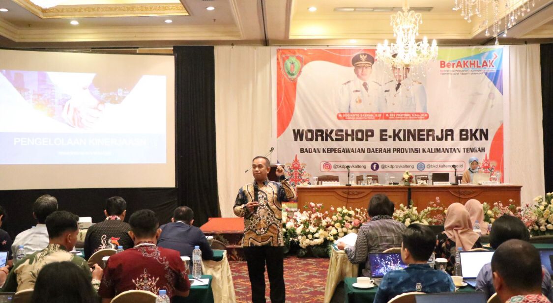 Badan Kepegawaian Daerah Prov. Kalteng Selenggarakan Workshop E-Kinerja BKN