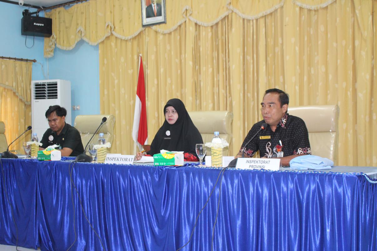 Inspektorat Prov. Kalteng Lakukan Sosialisasi Perluasan Percontohan Desa Anti Korupsi di Pemkab Sukamara
