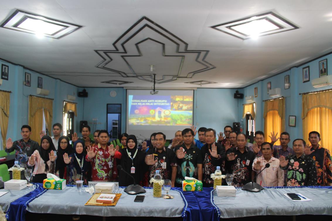 Inspektorat Prov. Kalteng Lakukan Sosialisasi Perluasan Percontohan Desa Anti Korupsi di Pemkab Sukamara
