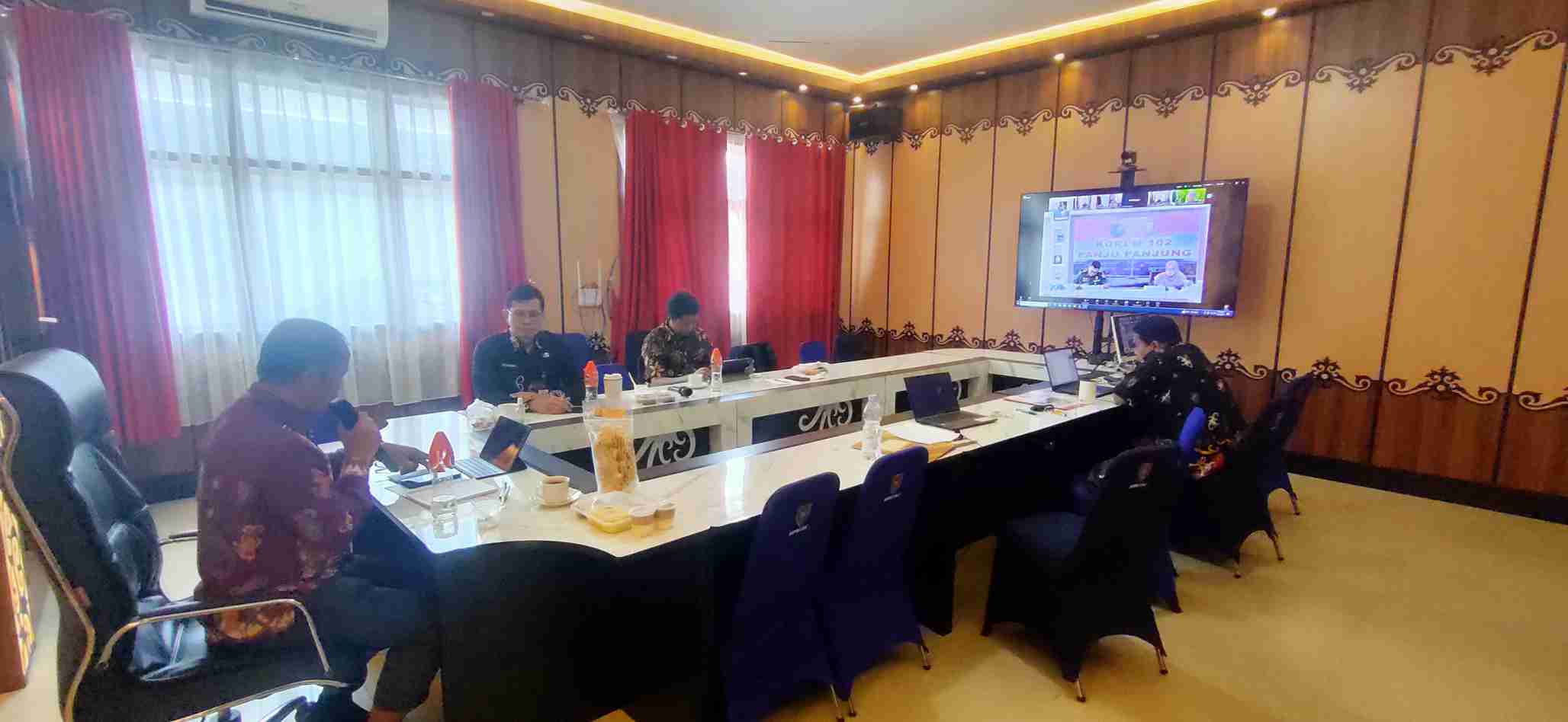 Inspektur Daerah Prov. Kalteng Ikuti Rapat Pendampingan Program Optimalisasi Lahan Rawa
