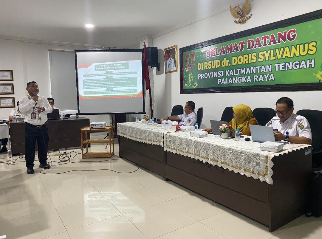 RSUD dr. Doris Sylvanus Terima Visitasi Monev Keterbukaan Informasi Publik Komisi Informasi Provinsi Kalimantan Tengah Tahun 2024