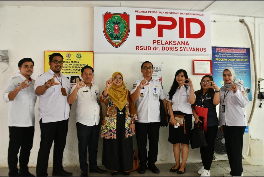 RSUD dr. Doris Sylvanus Terima Visitasi Monev Keterbukaan Informasi Publik Komisi Informasi Provinsi Kalimantan Tengah Tahun 2024