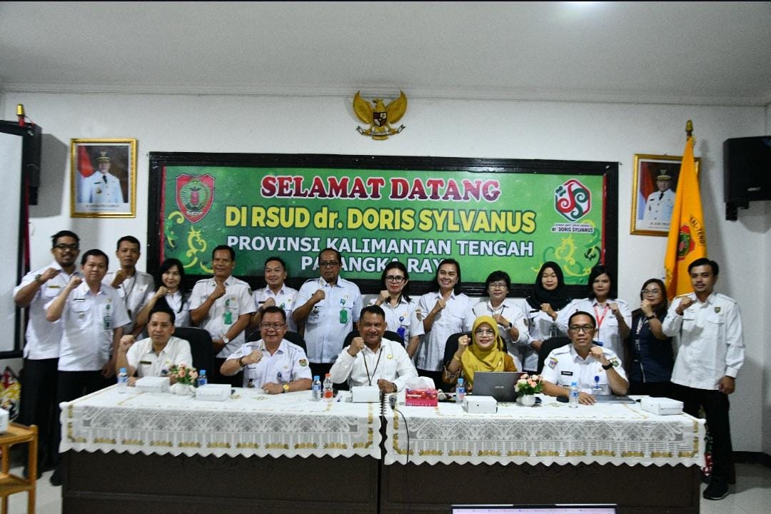 RSUD dr. Doris Sylvanus Terima Visitasi Monev Keterbukaan Informasi Publik Komisi Informasi Provinsi Kalimantan Tengah Tahun 2024