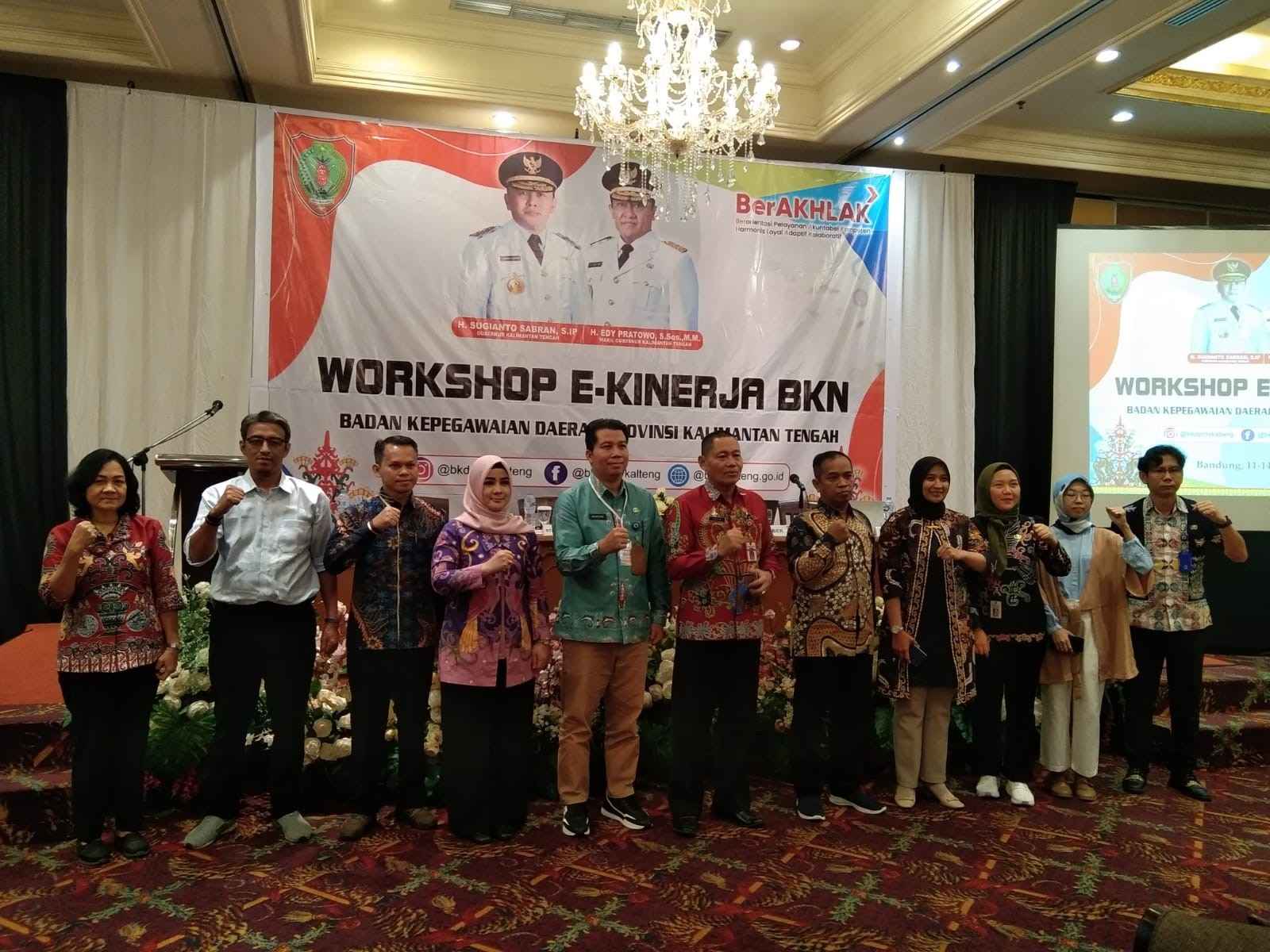 Inspektorat Daerah Prov. Kalteng Dukung Workshop E-Kinerja BKN dan Sinerja BKD Tahun 2024