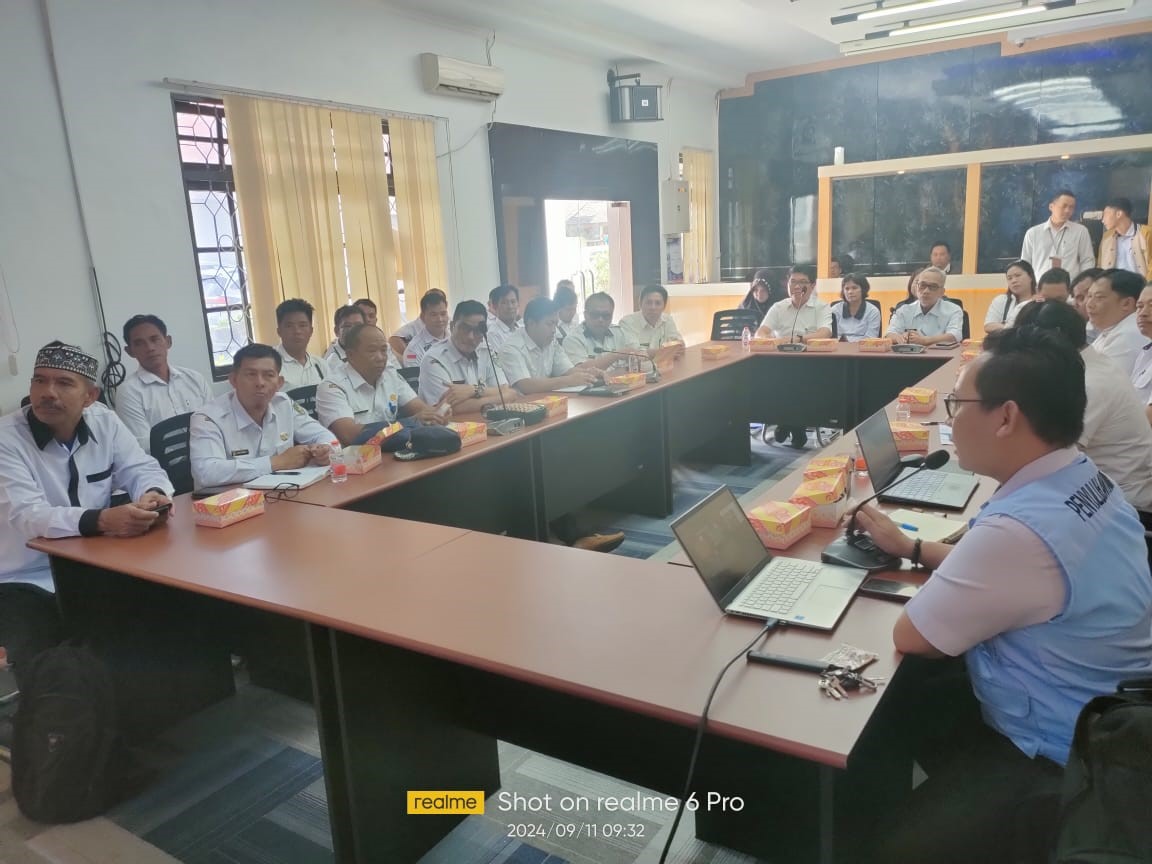 Inspektorat Prov. Kalteng Lakukan Sosialisasi Perluasan Percontohan Desa Antikorupsi pada Pemkab Barito Utara