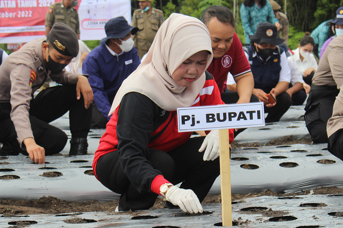 Kabupaten Barito Selatan Luncurkan Gerakan Nasional Pengendalian Inflasi Pangan Kepada Kelompok Tani