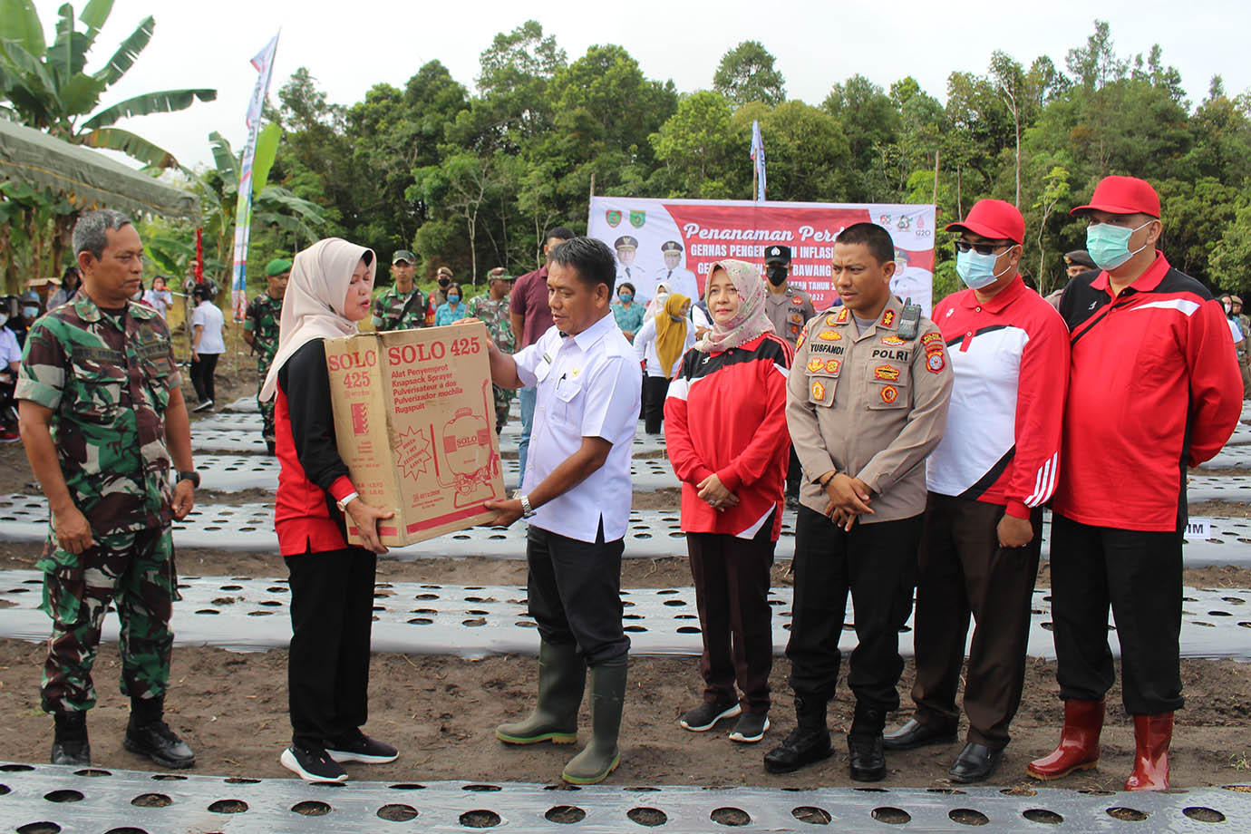 Kabupaten Barito Selatan Luncurkan Gerakan Nasional Pengendalian Inflasi Pangan Kepada Kelompok Tani