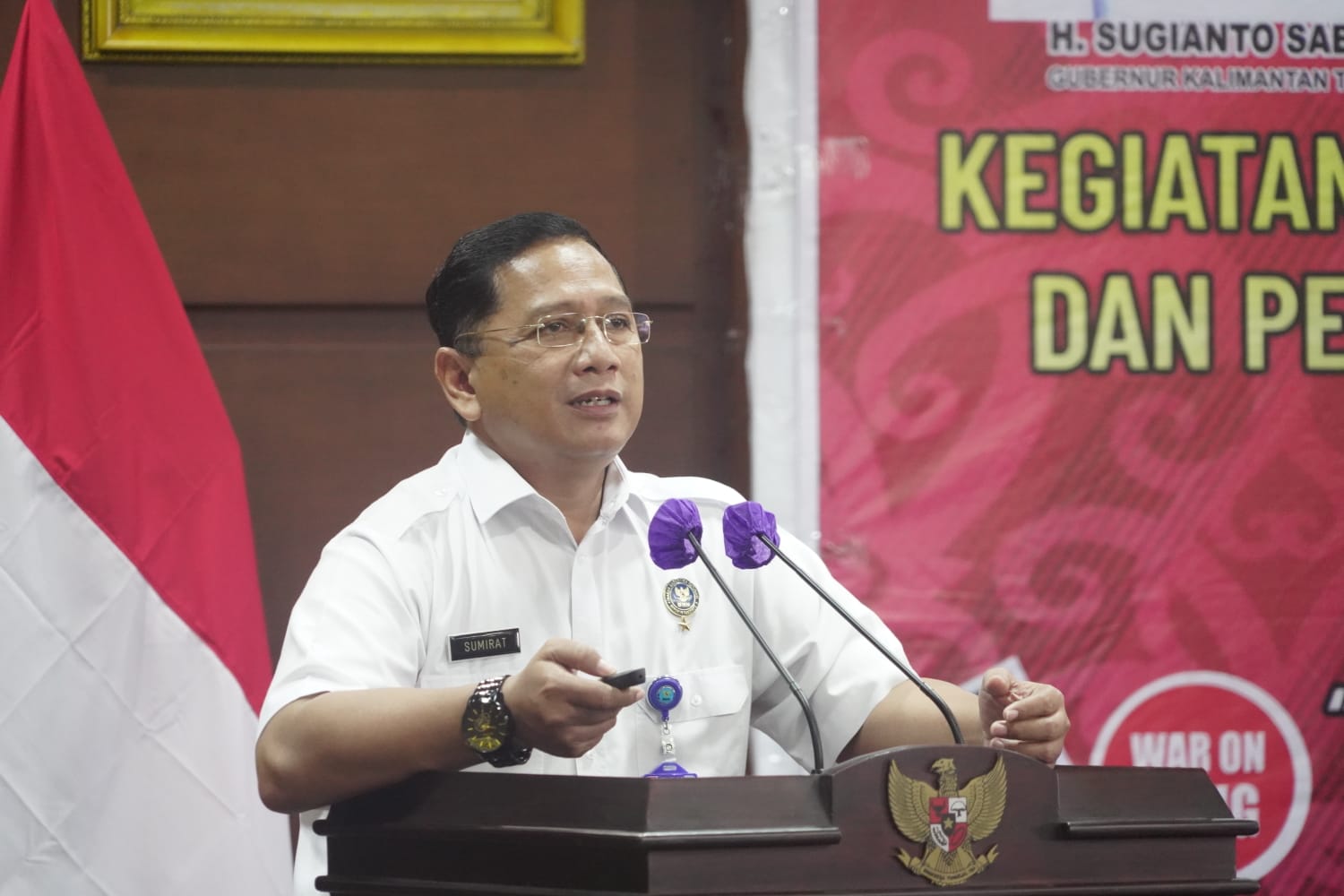 Asisten Pemkesra Katma F. Dirun Buka kegiatan Fasilitasi P4GN dan Prekursor Narkotika Bagi Komunitas ASN Anti Narkotika Tahun 2022