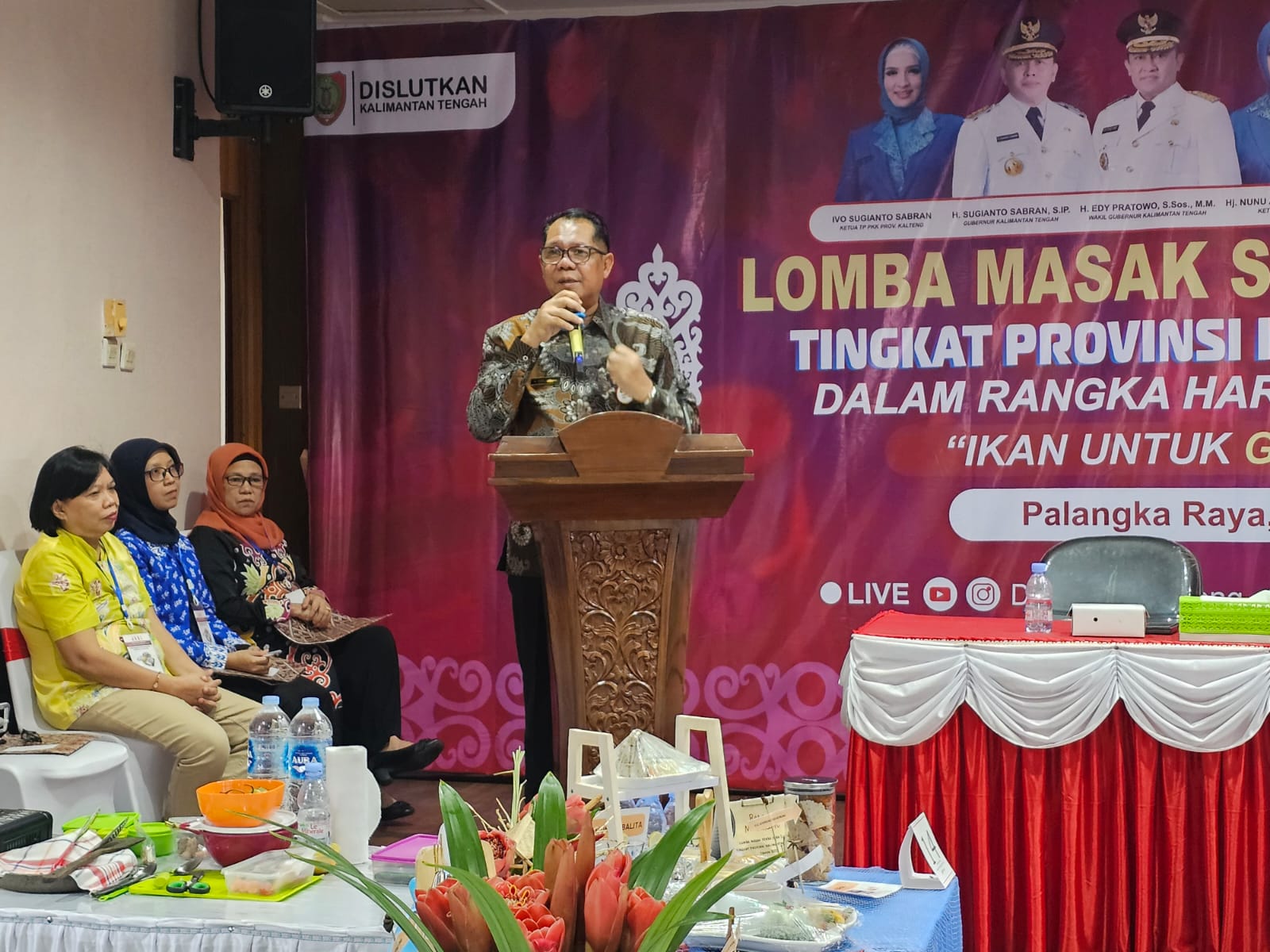Giatkan Gemarikan, Pemprov. Kalteng Selenggarakan Lomba Masak Serba Ikan