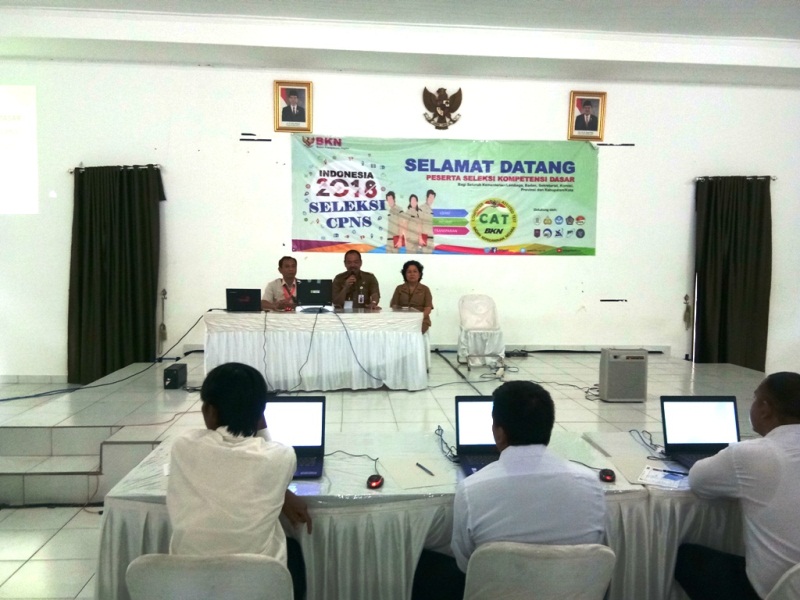 2.682 CPNS Kapuas Ujian di Palangka Raya