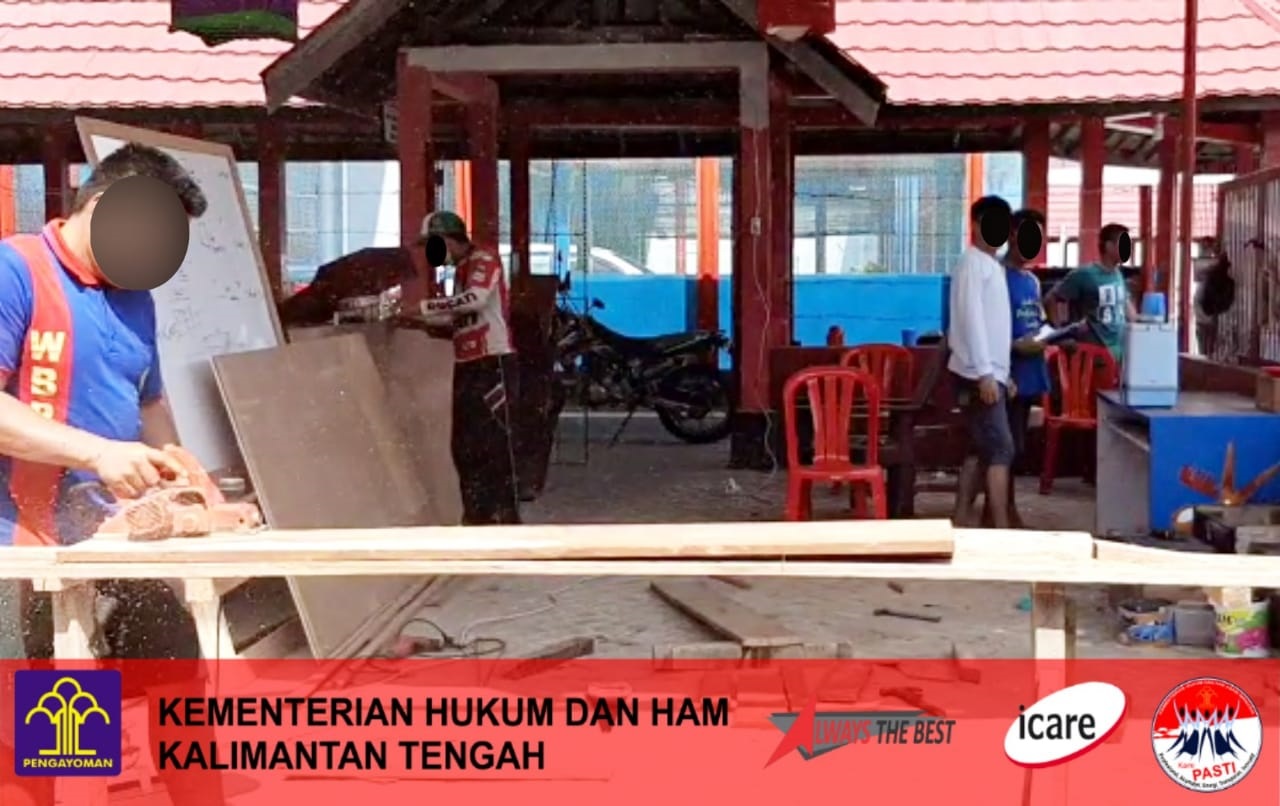 Warga Binaan Pemasyarakatan Lapas Narkotika Kelas III Kasongan Tidak Berhenti Berkarya