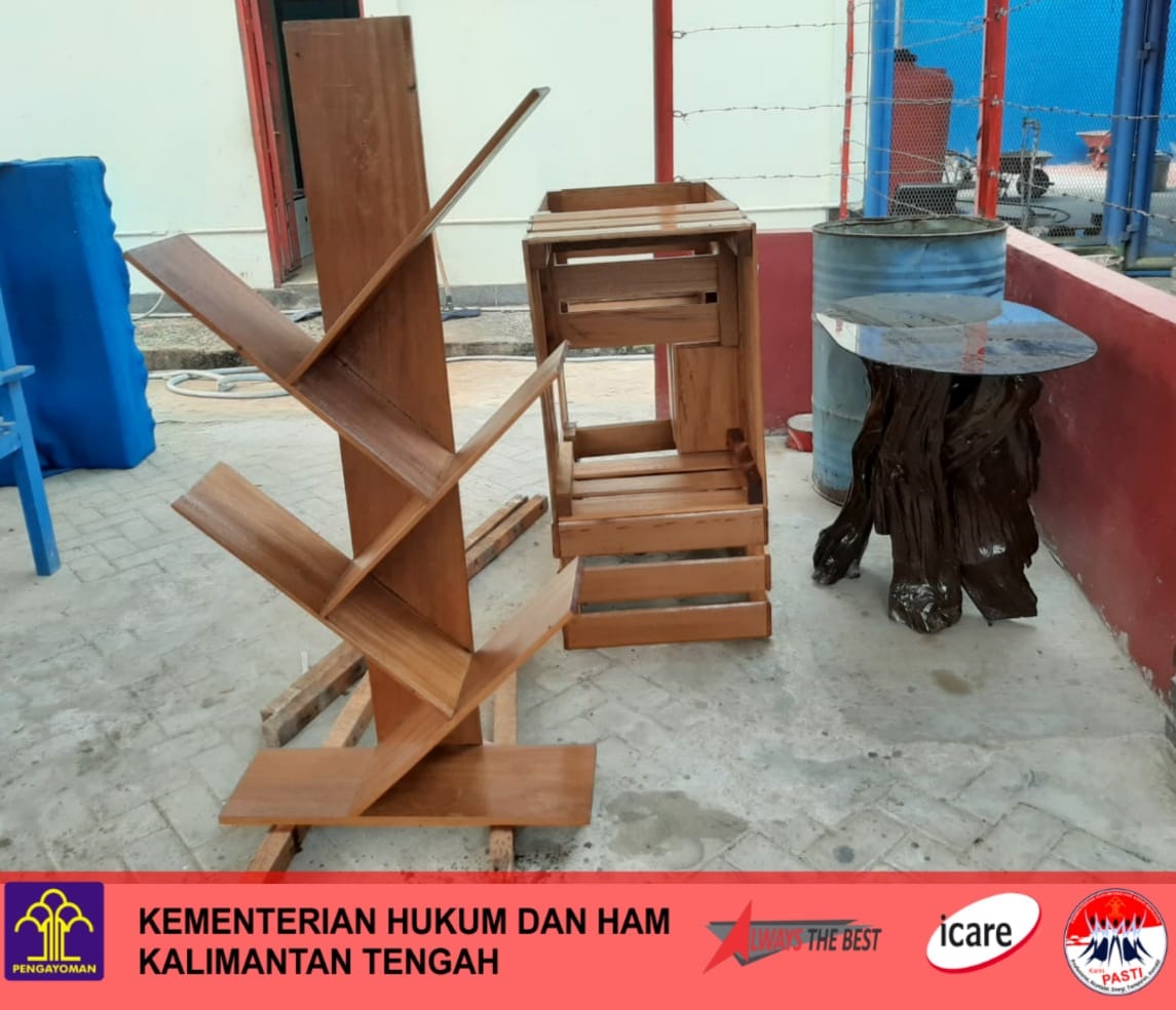 Warga Binaan Pemasyarakatan Lapas Narkotika Kelas III Kasongan Tidak Berhenti Berkarya