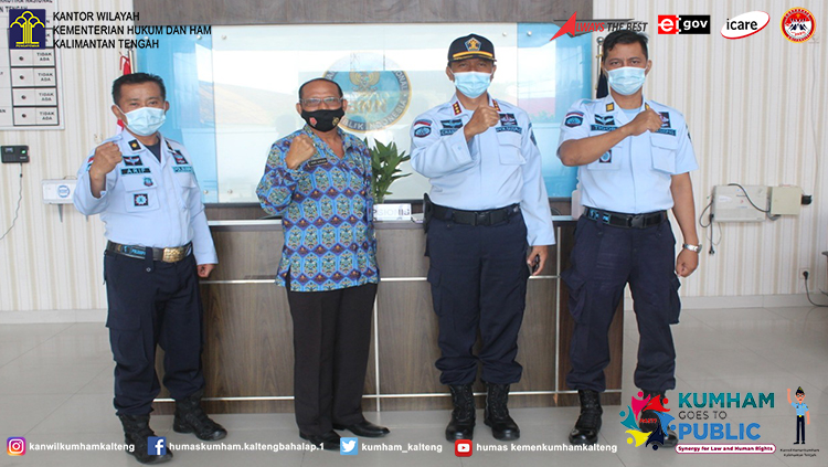 Tingkatkan Sinergi, Lapas Palangka Raya Kunjungi BNNP Kalteng