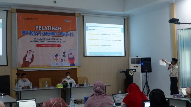 Dinkes Kobar Adakan Pelatihan Petugas Tracking Covid -19