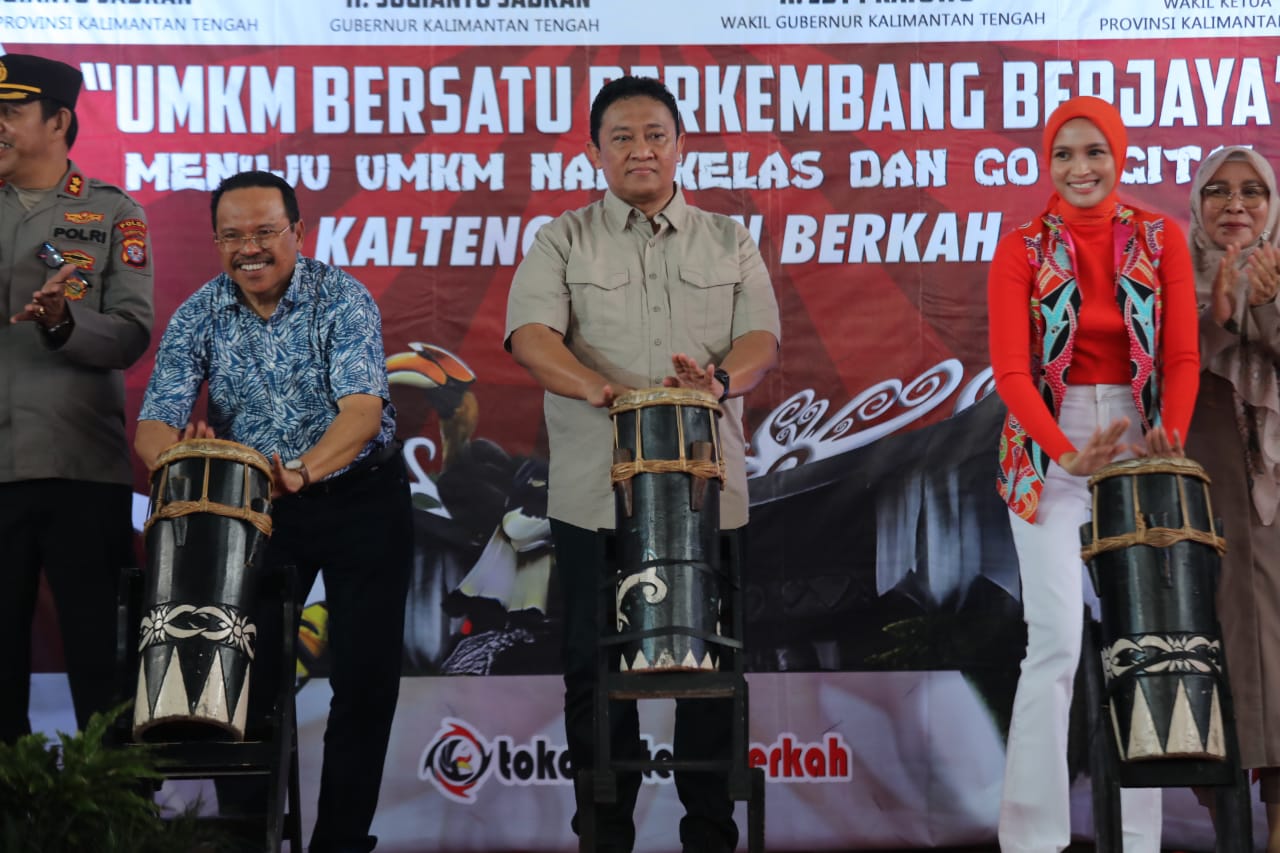 Wagub Edy Pratowo Buka Jambore UMKM Wilayah Tengah Provinsi Kalteng Tahun 2023