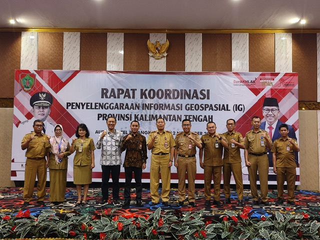 Sahli Gubernur Yuas Elko Buka Rakor Penyelenggaraan Informasi Geospasial Provinsi Kalteng