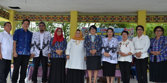 Lomba Senam Bersama dan Finger Painting IGKTI Kota Palangka Raya