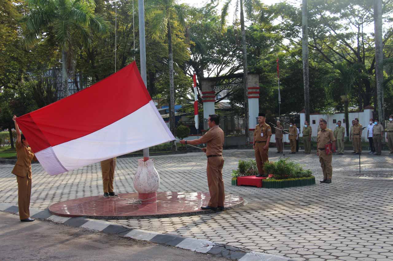 Disnakertrans Gelar Upacara Hari Bhakti Transmigrasi ke-72 Tingkat Prov. Kalteng