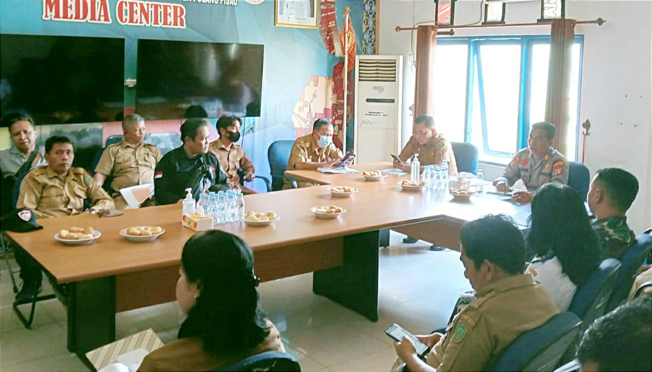 BPBPD Kabupaten Pulang Pisau Gelar Press Release, Status Siaga Berakhir
