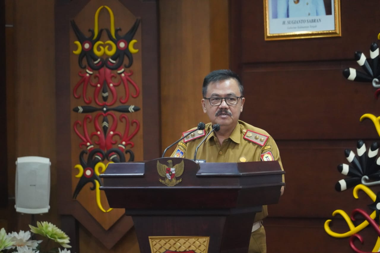 Plh. Asisten Pemkesra Herson B. Aden Buka Sosialisasi Peraturan Daerah Provinsi Kalteng Nomor 4 Tahun 2023