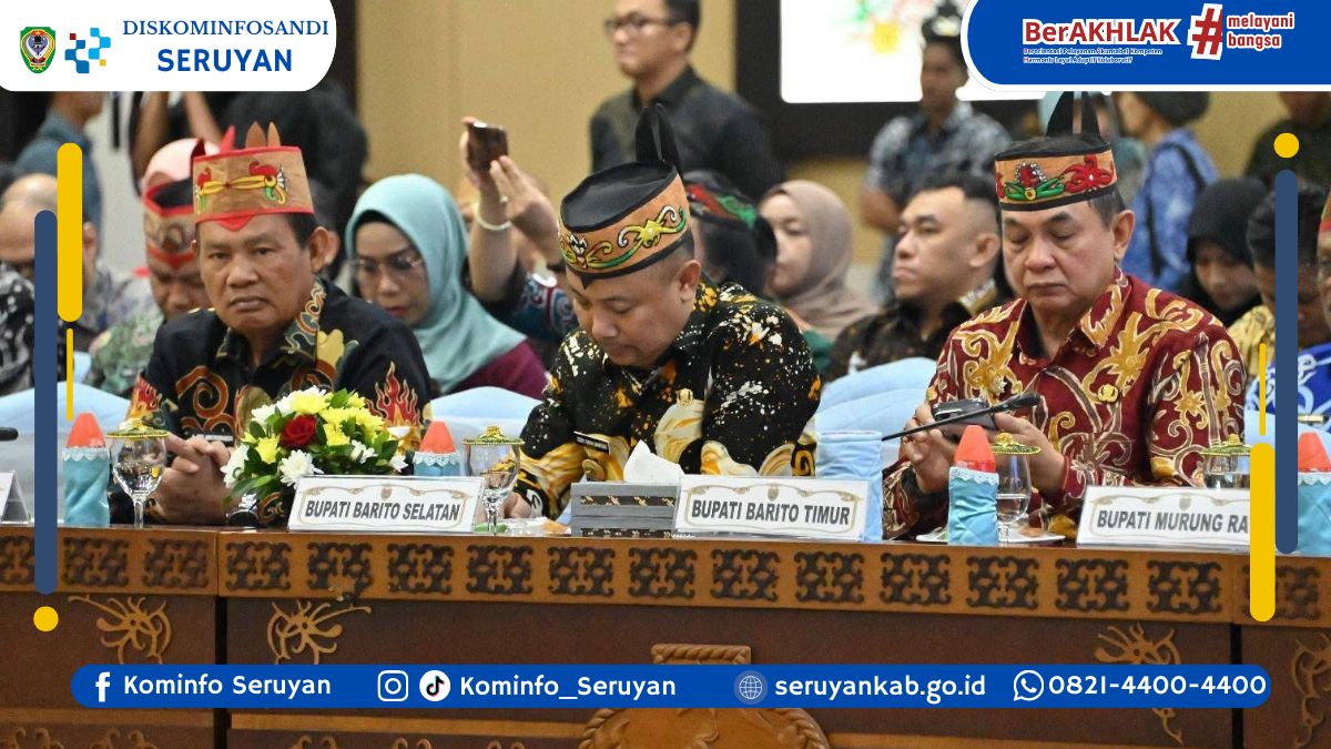 Bupati Seruyan Hadiri Rakor Kebijakan Pertanahan dan Tata Ruang Bersama Menteri ATR/BPN di Kalimantan Tengah