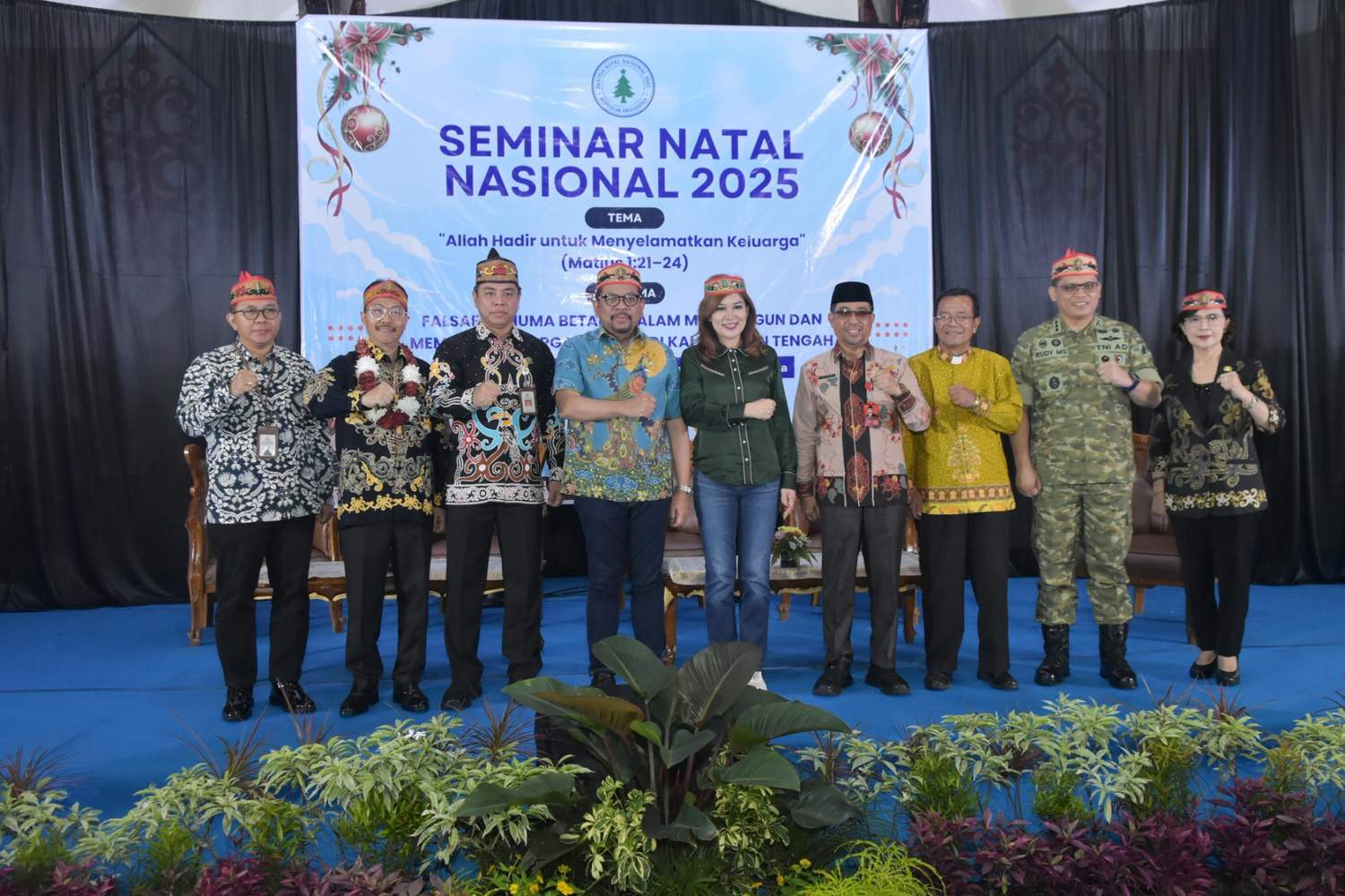 Pemprov Kalteng Buka Seminar Natal Nasional 2025, Dorong Huma Betang sebagai Fondasi Penguatan Keluarga