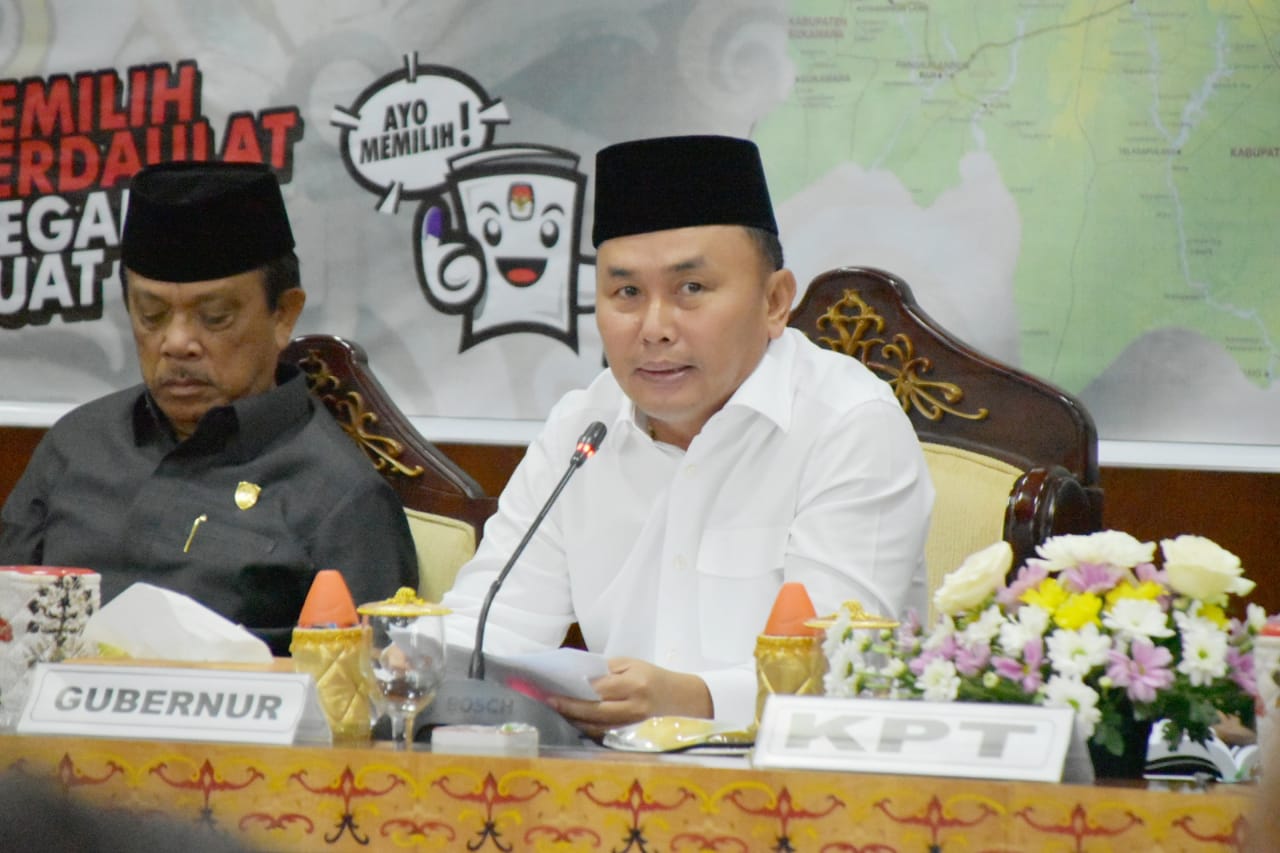 Menyambut Pesta Demokrasi Forkopimda se-Kalteng Gelar Rakor Persiapan Pemilu