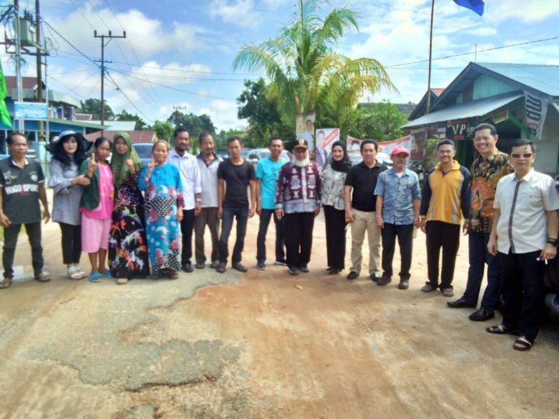 Jalan Sampit-Ujung Pandaran Rusak Parah