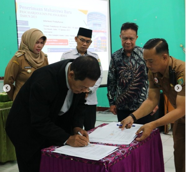 Pemkab Barsel Lakukan Mou dengan IAIN Palangka Raya dan Sekolah Tinggi Agama Islam (STAI) Al Maarif Buntok