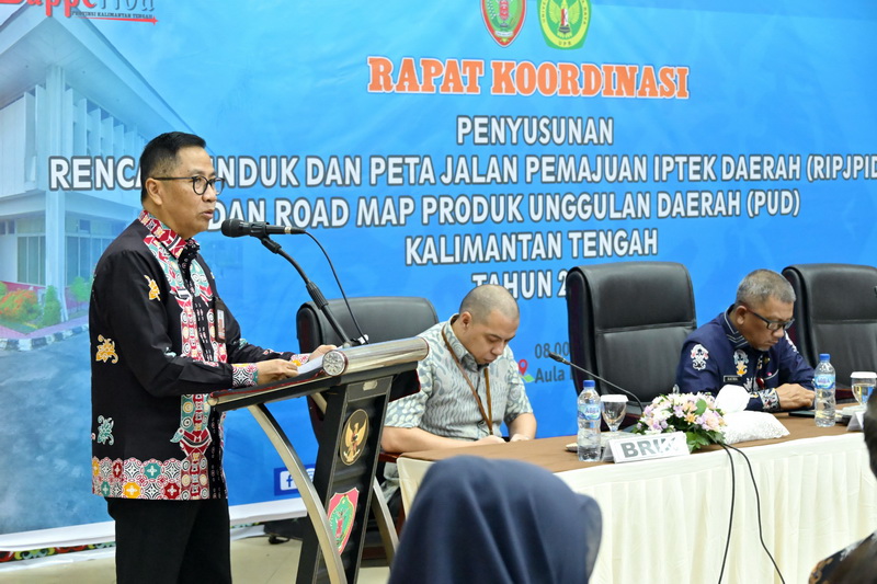Bapperida Provinsi Kalimantan Tengah Gelar Rakor RIPJIP dan Road Map PUD