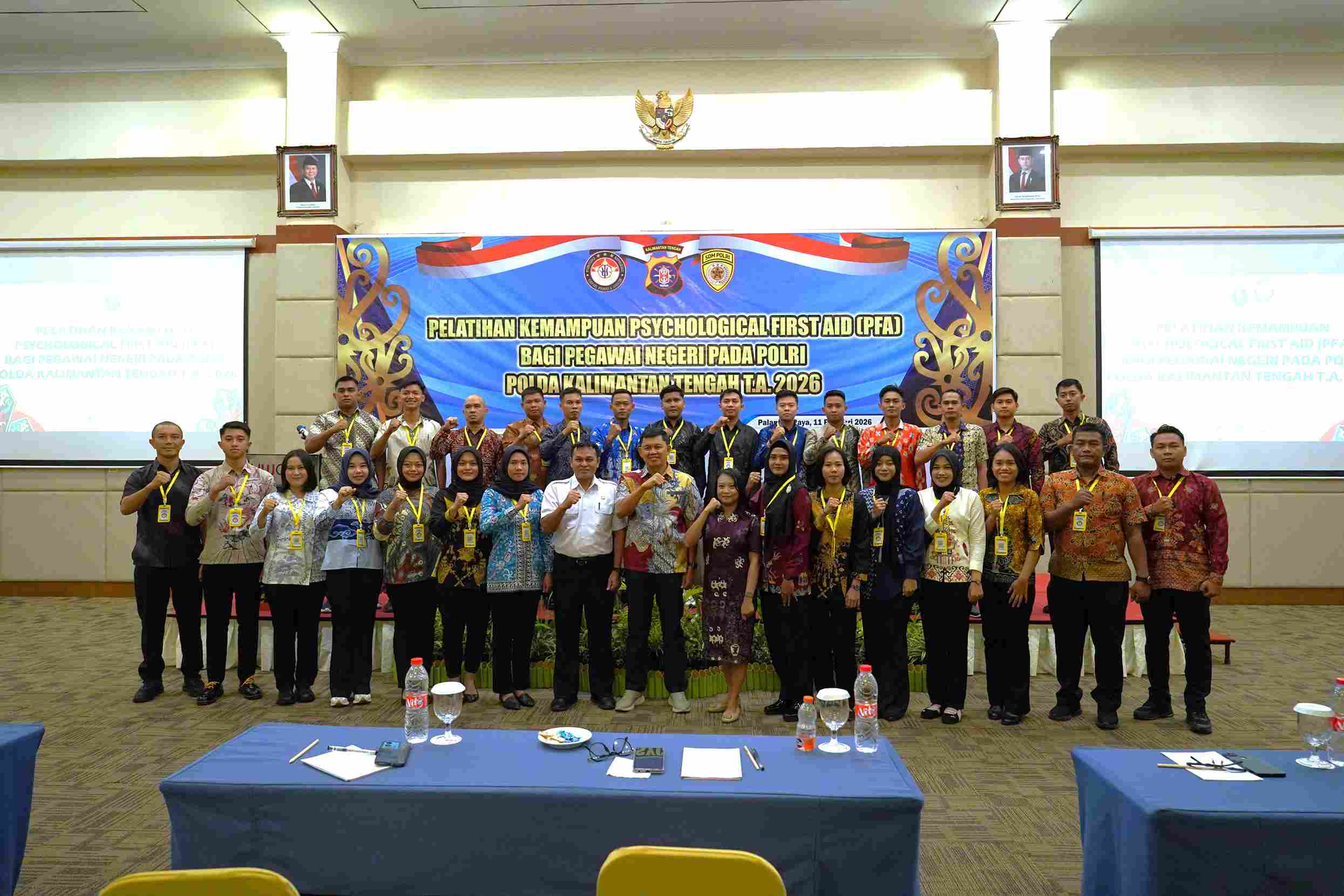 BPBD Kalteng Jadi Narasumber Pelatihan PFA bagi ASN Polr