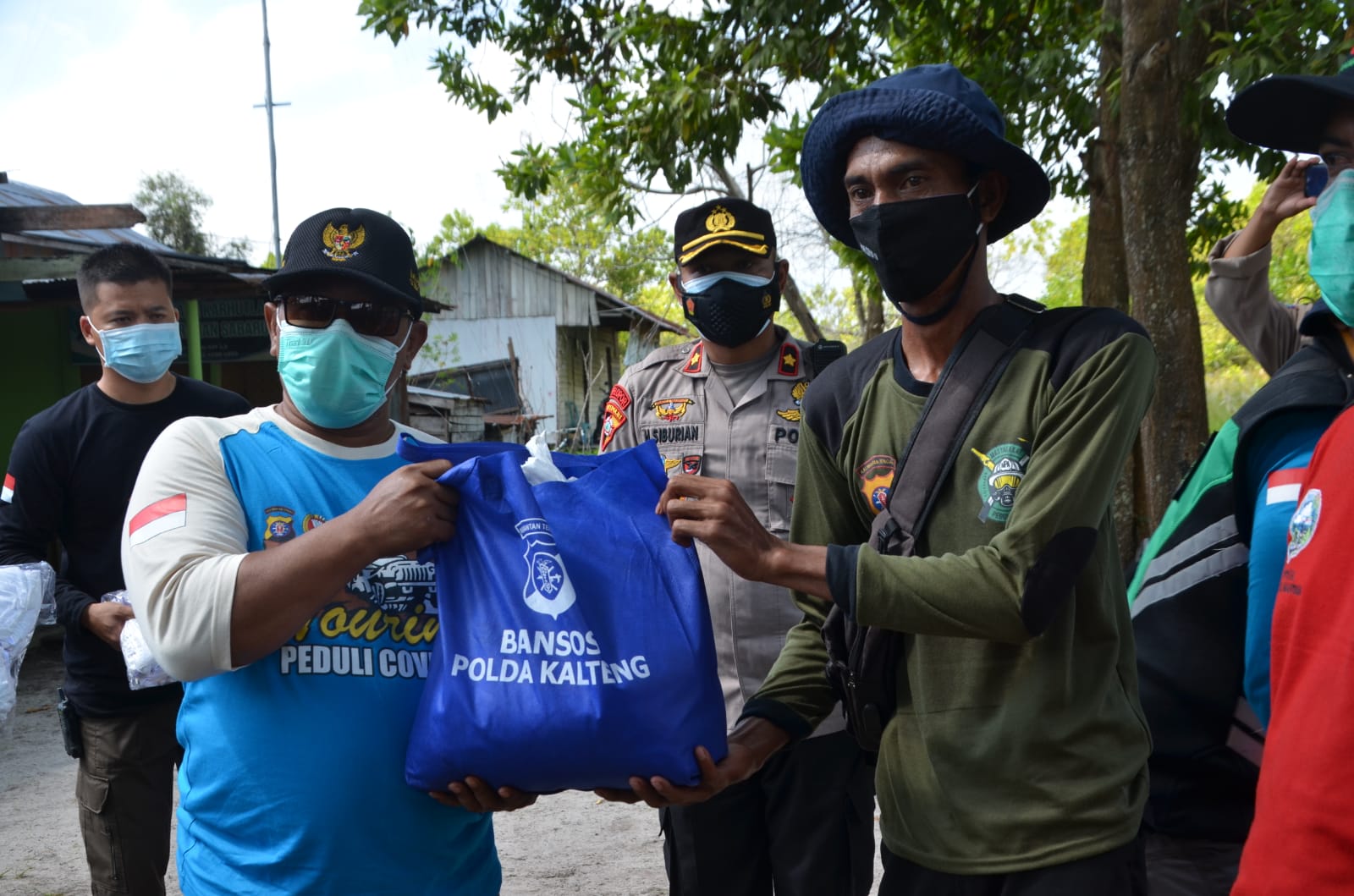 Wagub Kalteng Bersama Forkopimda Lakukan Touring Peduli Covid-19 dan Siaga Karhutla