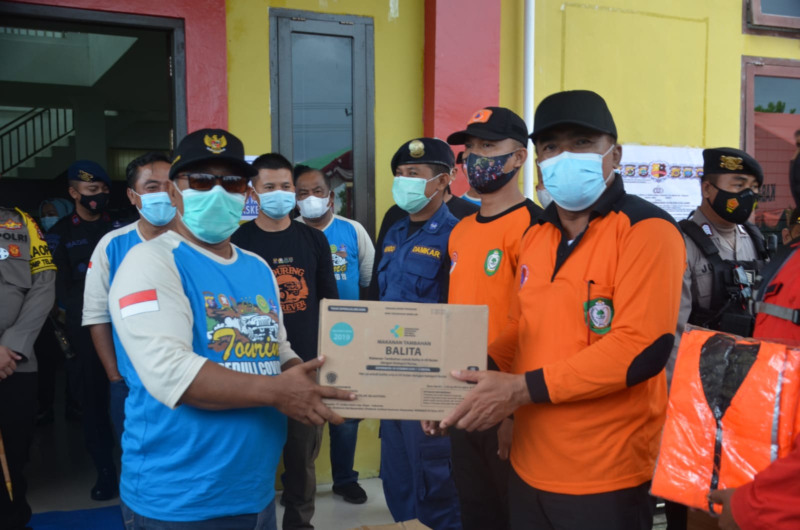 Wagub Kalteng Bersama Forkopimda Lakukan Touring Peduli Covid-19 dan Siaga Karhutla