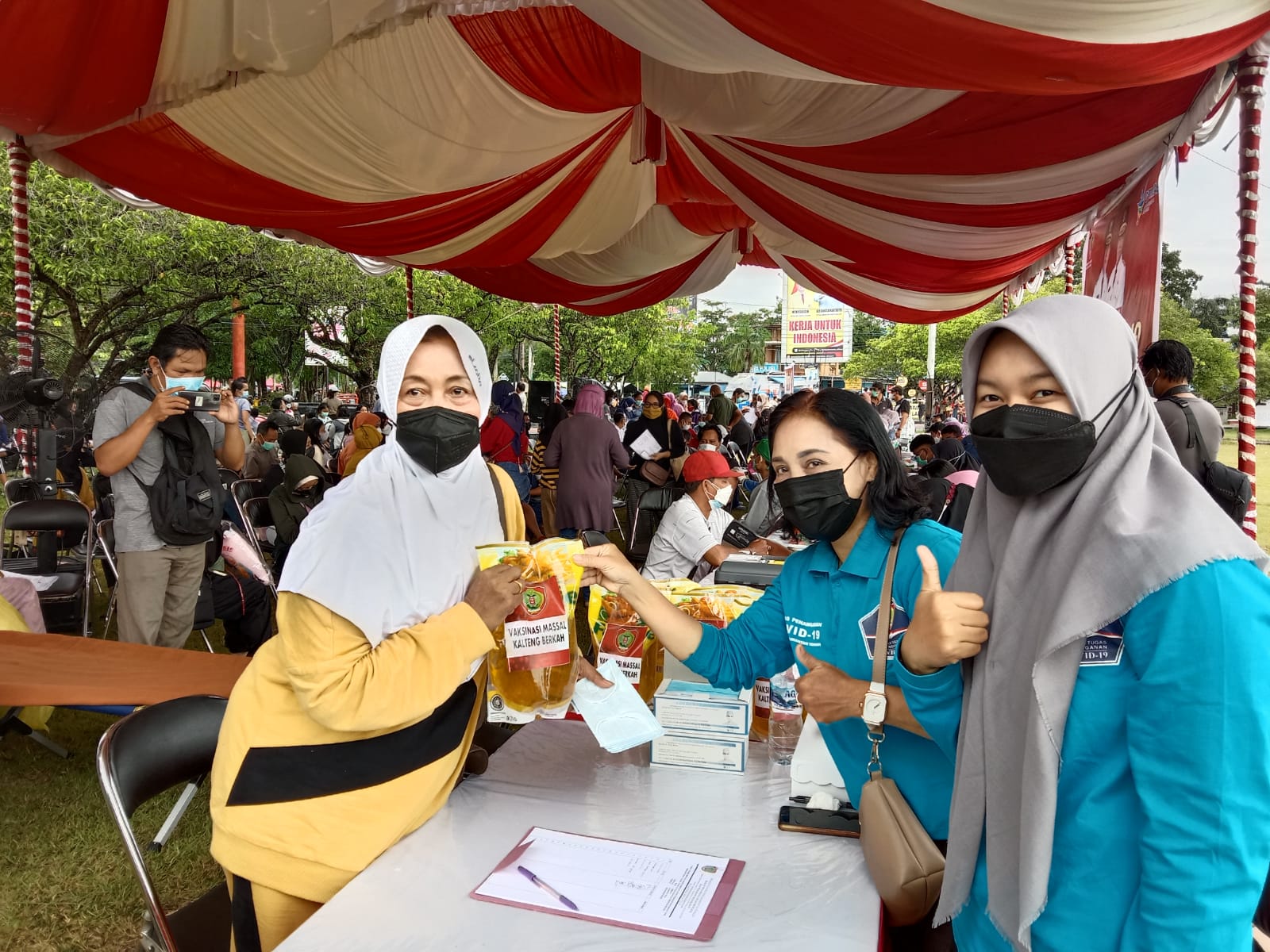 CFD Kembali Dibuka, Pemprov Kalteng Gelar Vaksinasi Massal