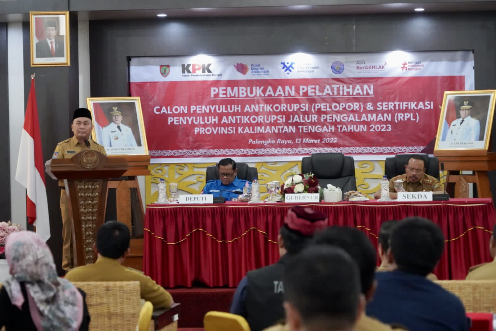 Gubernur Sugianto Sabran Harapkan Kalteng Jadi Contoh Wilayah Bebas Korupsi