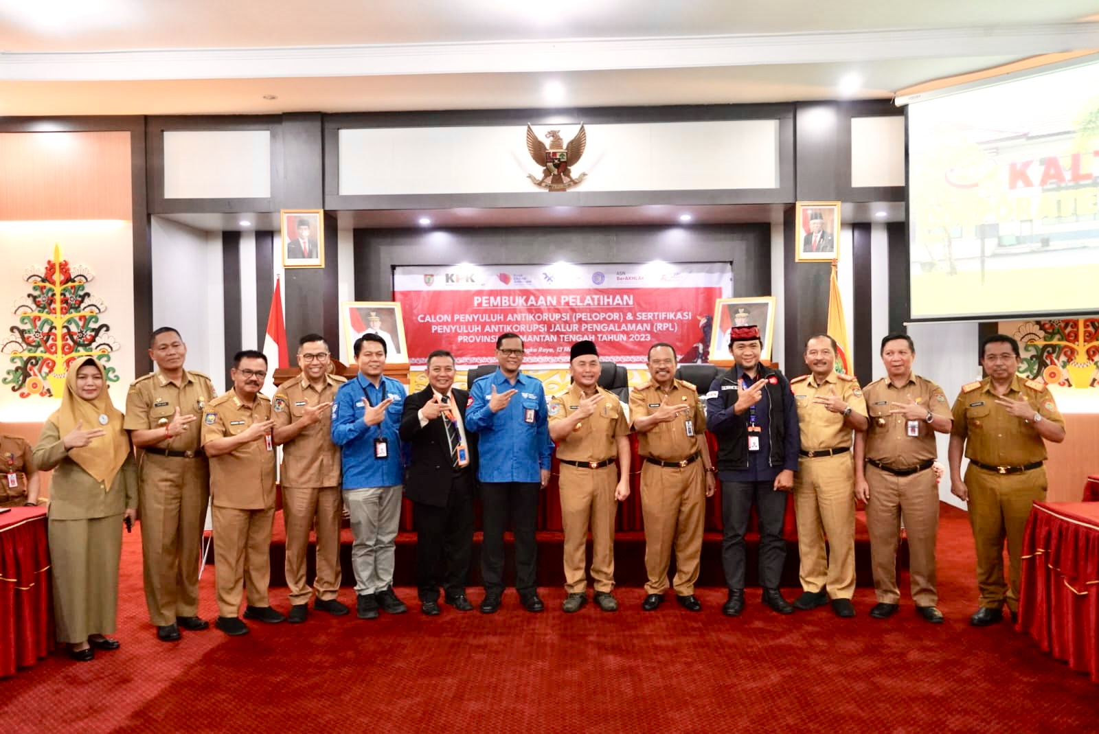 Gubernur Sugianto Sabran Harapkan Kalteng Jadi Contoh Wilayah Bebas Korupsi