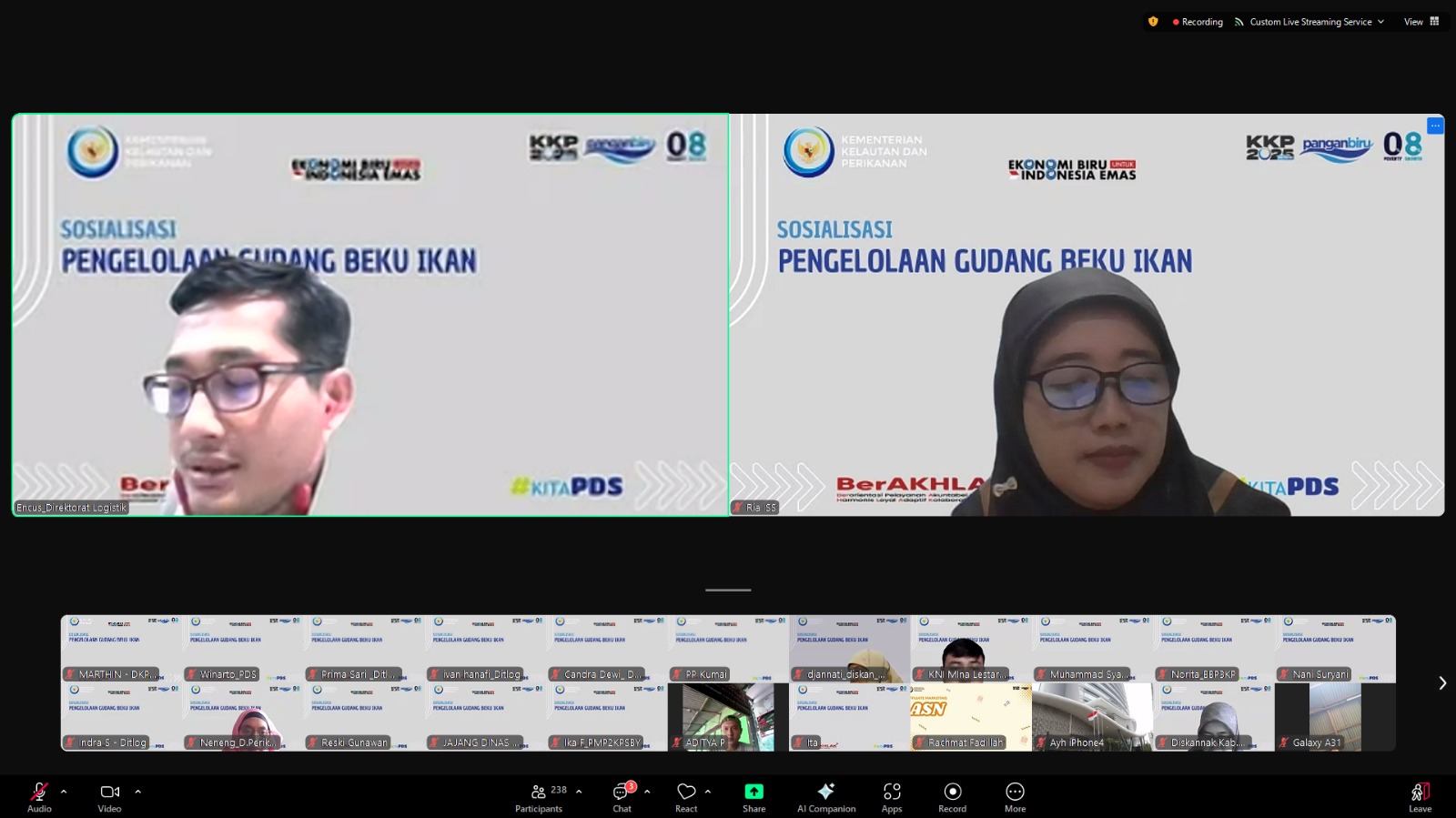 UPT Pelabuhan Perikanan Kumai Tingkatkan Kapasitas dengan Ikuti Sosialisasi Pengelolaan Cold Storage