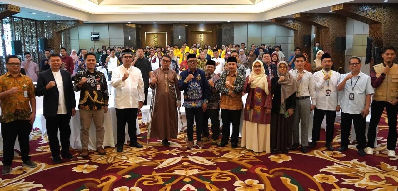 Plt Sekda M Katma F Dirun Buka Seminar dan Launching Program Wakaf Uang