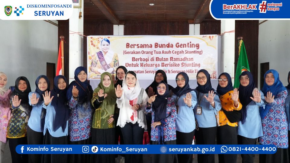 Bunda Genting Seruyan Salurkan Kepedulian Ramadan bagi Keluarga Berisiko Stunting