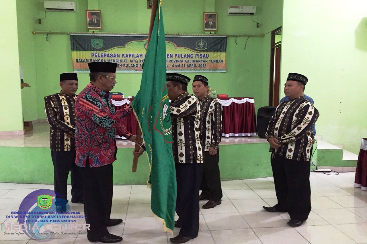 Pjs. Bupati Resmi Lepas Kafilah MTQ Kabupaten Pulang Pisau