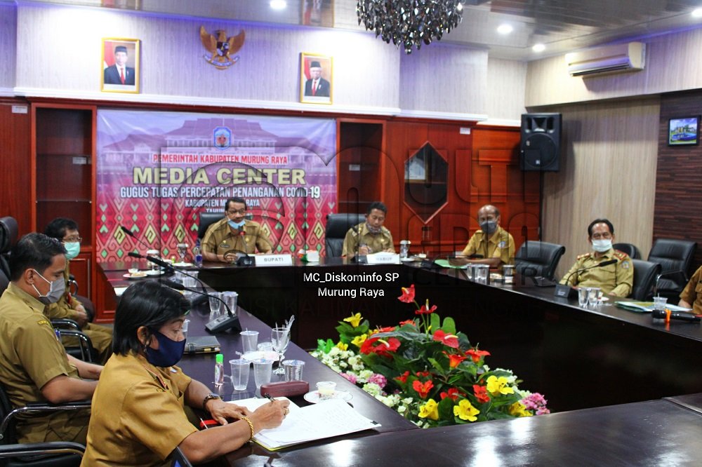 Bupati Mura Ikuti Video Conference Dengan Gubernur Kalteng