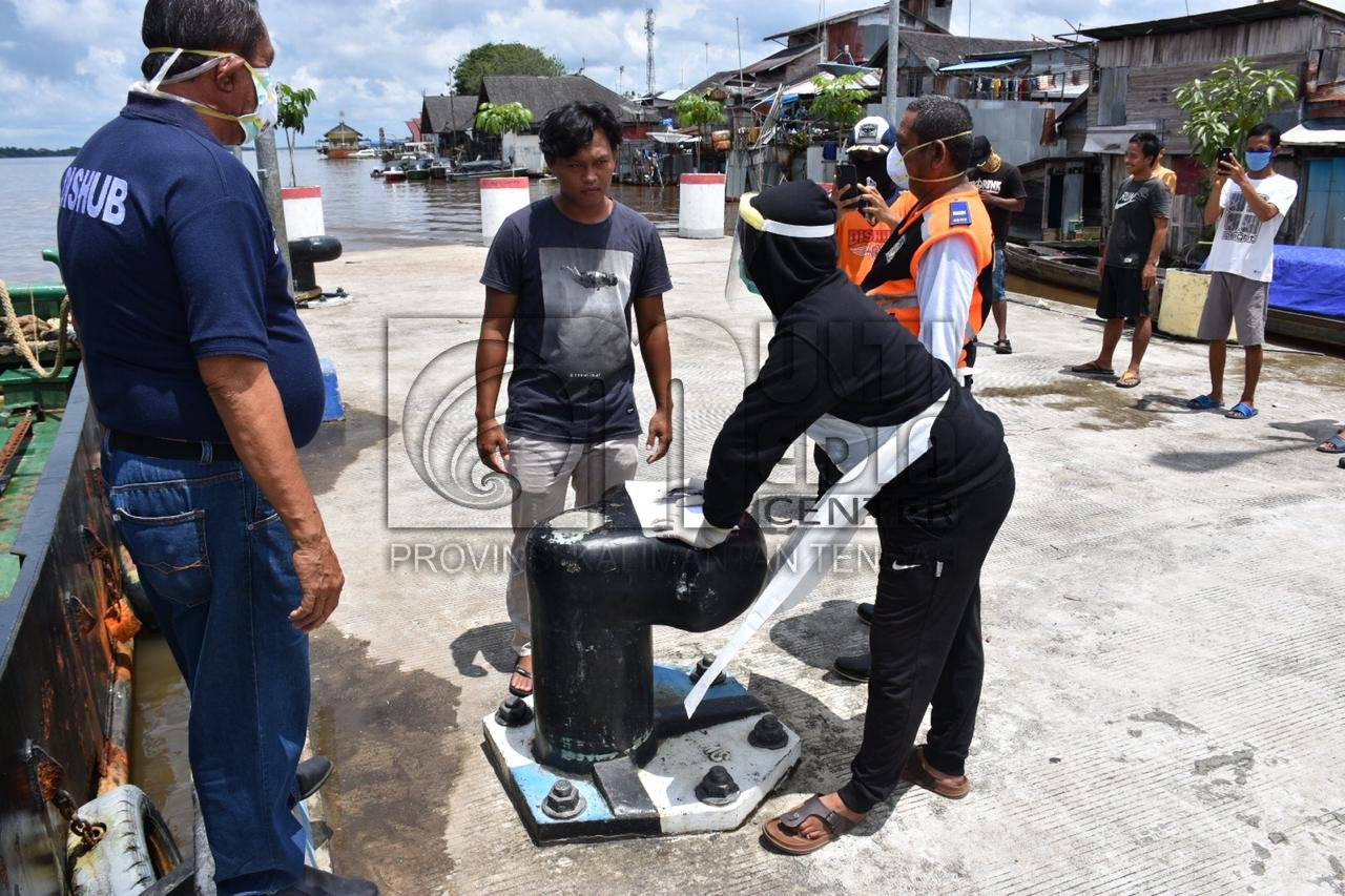 Kembali Dishub Lakukan Pencegahan Covid-19 dijalur DAS