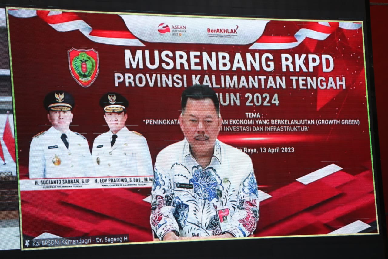 Buka Musrenbang RKPD Tahun 2024, Wagub Edy Pratowo Minta Seluruh Pemangku Kepentingan Fokus Tangani Stunting di Kalteng