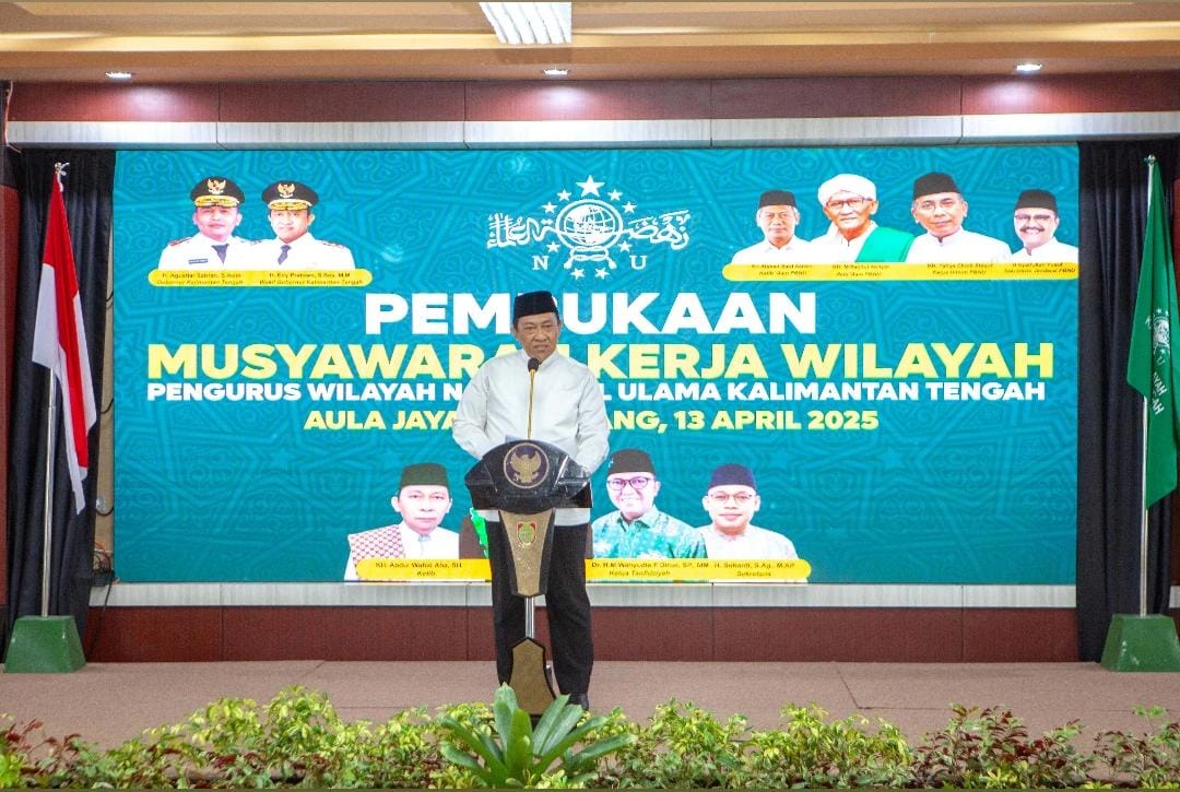 Wagub Edy Pratowo Buka Musyawarah Kerja Wilayah PWNU Kalteng