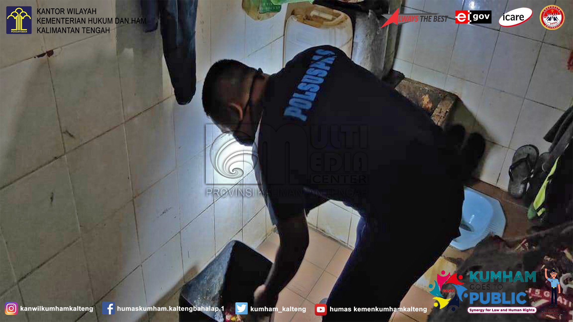 Tim Satops Patnal Lapas Muara Teweh Laksanakan Razia Blok Hunian