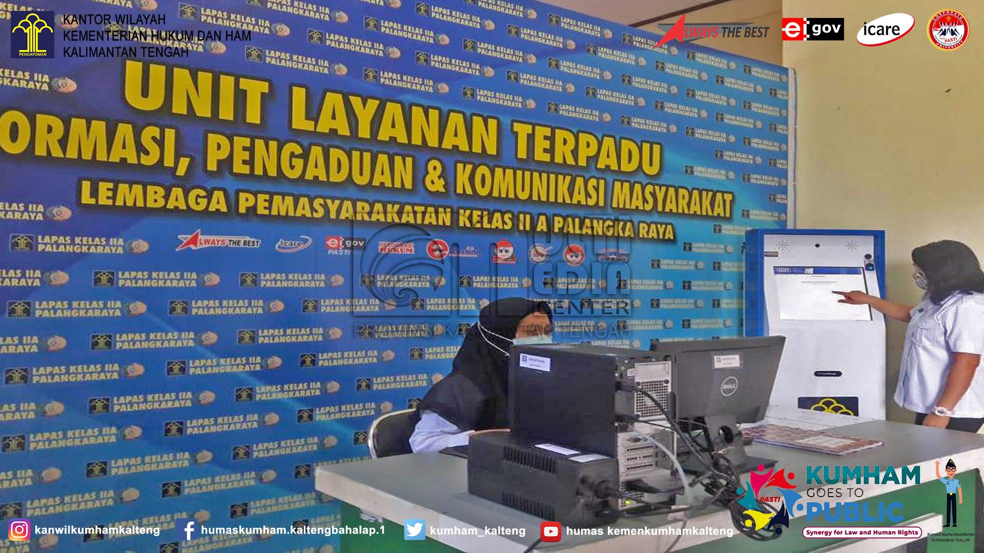 Siap Berikan Pelayanan Terbaik, Lapas Palangka Raya Bangun Unit Layanan Terpadu