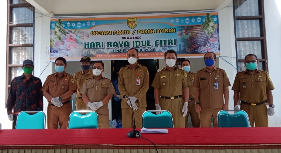  Cek Pasar Murah, Kadis Disperindag Pasokan Sembako Aman